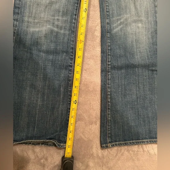 Citizens Of Humanity Ingrid Stretch Jeans Flared Blue Low Waist Womens Sz 31x30 - Picture 2 of 8